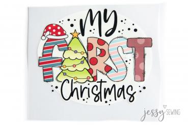 Bügelbild "my first christmas" by Jessy Sewing